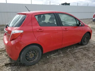 2012 Toyota Yaris L with VIN JTDKTUD32CD517695, listed as a Copart auction lot 57392355 with 201,711 mi miles and Salvage title. Bid and sale history available at DreamBid. Image 3.