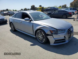 2016 Audi A6 Premium Plus with VIN WAUGFAFC9GN115615, listed as a Copart auction lot 55492445 with 121,509 mi miles and Salvage title. Bid and sale history available at DreamBid. Image 4.