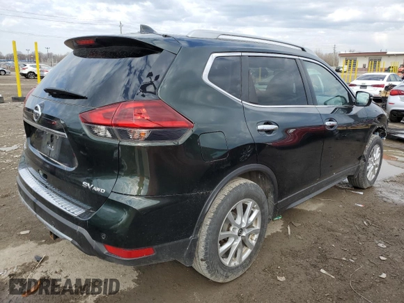 2019 Nissan Rogue S with VIN 5N1AT2MV6KC797056, listed as a Copart auction lot 50787335 with 131,485 mi miles and Salvage Title. Bid and sale history available at carsss.com. Image 3.