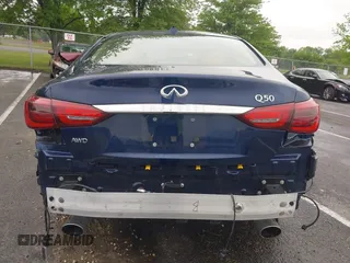 2024 Infiniti Q50 Luxe with VIN JN1EV7BR7RM631669, listed as a IAAI auction lot 42379035 with 9,376 mi miles and . Bid and sale history available at DreamBid. Image 16.