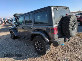 2022 Jeep Wrangler Unlimited Rubicon with VIN 1C4JJXR62NW169992, listed as a Copart auction lot 42417805 with 43,852 mi miles and Salvage title. Bid and sale history available at DreamBid. Image 2.