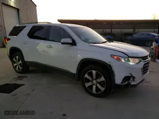 2019 Chevrolet Traverse LT Leather with VIN 1GNERHKW4KJ143114, listed as a Copart auction lot 42673365 with 153,815 mi miles and Salvage Title. Bid and sale history available at carsss.com. Image 4.