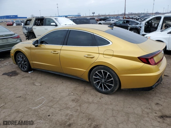 2020 Hyundai Sonata SEL Plus with VIN 5NPEJ4J23LH010507, listed as a Copart auction lot 44757735 with 58,687 mi miles and Salvage Title. Bid and sale history available at carsss.com. Image 2.