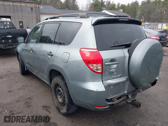 2008 Toyota RAV4 with VIN JTMBD33V586068504, listed as a IAAI auction lot 41815897 with 157,563 mi miles. Bid and sale history available at carsss.com. Image 3.