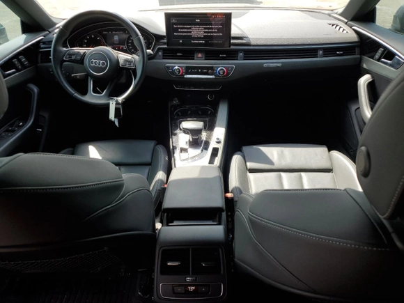 2022 Audi A5 Sportback S line Premium with VIN WAUDACF57NA029920, listed as a Copart auction lot 50598924 with 30,345 mi miles and Salvage Title. Bid and sale history available at carsss.com. Image 8.