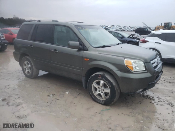 2006 Honda Pilot EX-L with VIN 5FNYF185X6B027661, listed as a Copart auction lot 85725354 with 171,748 mi miles and Salvage Title. Bid and sale history available at carsss.com. Image 4.