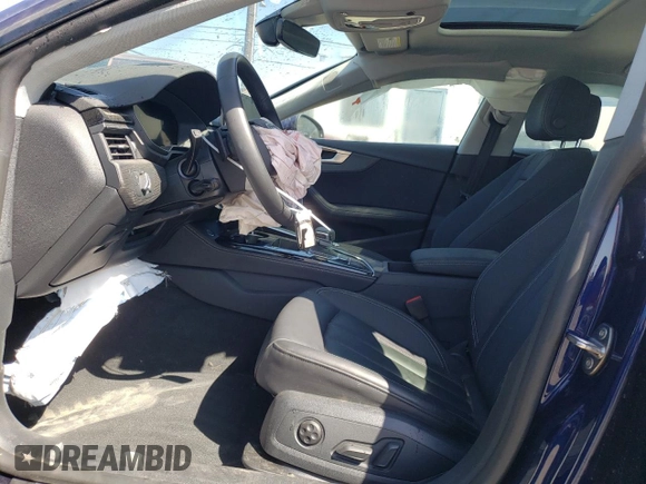 2022 Audi A5 Sportback Premium Plus with VIN WAUCBCF52NA021653, listed as a Copart auction lot 69766393 with 3,992 mi miles. Bid and sale history available at carsss.com. Image 7.