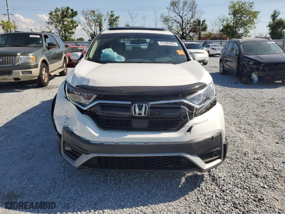 2021 Honda CR-V EX-L with VIN 5J6RW1H8XMA000961, listed as a Copart auction lot 51565925 with 19,592 mi miles and Non Repairable. Bid and sale history available at carsss.com. Image 5.