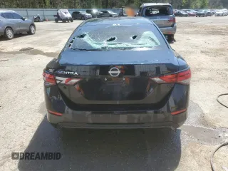 2024 Nissan Sentra S with VIN 3N1AB8BV1RY279812, listed as a Copart auction lot 50597575 with 18,585 mi miles and Salvage title. Bid and sale history available at DreamBid. Image 6.