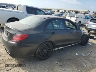2020 Mercedes-Benz C 63 AMG with VIN 55SWF8GBXLU330652, listed as a Copart auction lot 43168595 with Not provided miles and Salvage title. Bid and sale history available at DreamBid. Image 3.