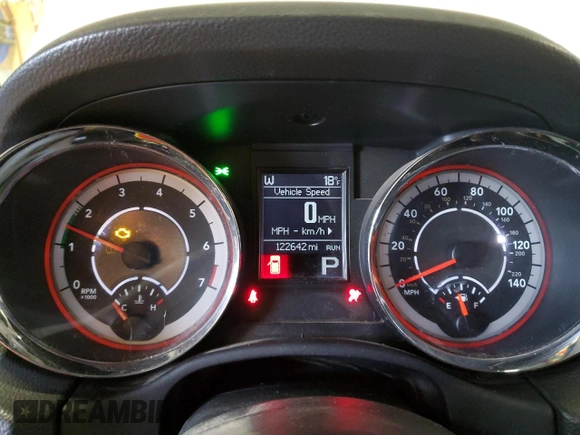 2013 Dodge Durango R/T with VIN 1C4SDJCT7DC675499, listed as a Copart auction lot 88967505 with 122,642 mi miles and Salvage title. Bid and sale history available at DreamBid. Image 9.
