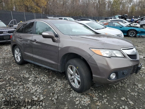2013 Acura RDX Technology with VIN 5J8TB4H50DL013156, listed as a Copart auction lot 82024414 with 102,166 mi miles and Salvage Title. Bid and sale history available at DreamBid. Image 4.