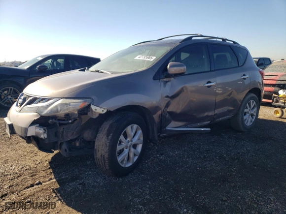 2011 Nissan Murano SL with VIN JN8AZ1MU5BW070059, listed as a Copart auction lot 42735985 with 120,550 mi miles and Salvage Title. Bid and sale history available at carsss.com. Image 1.