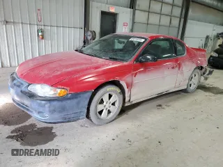 2003 Chevrolet Monte Carlo LS with VIN 2G1WW12E539326564, listed as a Copart auction lot 85610334 with 211,142 mi miles and Salvage Title. Bid and sale history available at carsss.com. Image 1.