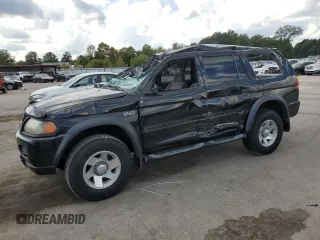 2002 Mitsubishi Montero Sport ES with VIN JA4LS21H02J022594, listed as a Copart auction lot 72750954 with 122,232 mi miles and Salvage Title. Bid and sale history available at carsss.com. Image 1.