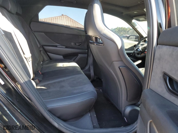 2024 Hyundai Elantra N with VIN KMHLW4DK3RU020856, listed as a Copart auction lot 76778994 with 2,611 mi miles and Salvage Title. Bid and sale history available at carsss.com. Image 10.