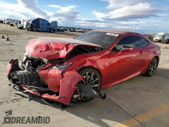 2019 Lexus RC 300 z VIN JTHHA5BC0K5009239, wystawiony jako Copart lot #81982064 z przebiegiem 78 919 mil mil oraz Szkoda całkowita • Salvage title. Historia ofert i sprzedaży dostępna na DreamBid. Obrazek 1.