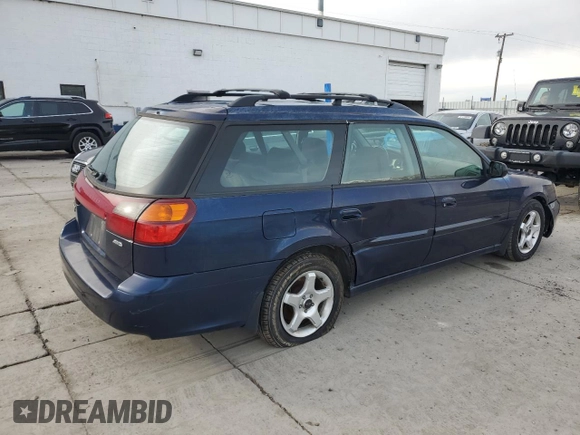 2003 Subaru Legacy L with VIN 4S3BH635737302487, listed as a Copart auction lot 41488165 with 203,760 mi miles and Clean title. Bid and sale history available at DreamBid. Image 3.