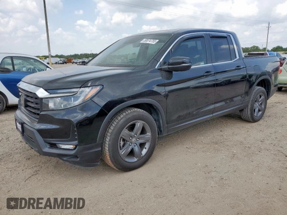 2022 Honda Ridgeline RTL с VIN 5FPYK3F59NB006798, выставлен на аукционе Copart как лот 59574755 с пробегом 49 175 миль миль и Списание • Salvage title. История ставок и продаж доступна на DreamBid. Изображение 1.