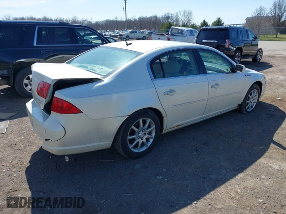 2008 Buick Lucerne CXL with VIN 1G4HD57208U135992, listed as a IAAI auction lot 41938263 with 81,998 mi miles and . Bid and sale history available at DreamBid. Image 4.