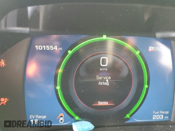 2017 Chevrolet Volt LT with VIN 1G1RA6S58HU115801, listed as a Copart auction lot 69377382 with 101,554 mi miles. Bid and sale history available at carsss.com. Image 9.