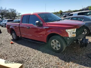 2017 Ford F-150 XL with VIN 1FTEX1CP5HKE06792, listed as a Copart auction lot 48652755 with 119,797 mi miles and Salvage Title. Bid and sale history available at carsss.com. Image 4.