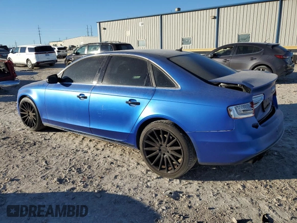 2014 Audi A4 Premium Plus with VIN WAUEFAFL0EN022213, listed as a Copart auction lot 82697664 with 137,963 mi miles and Salvage Title. Bid and sale history available at carsss.com. Image 2.