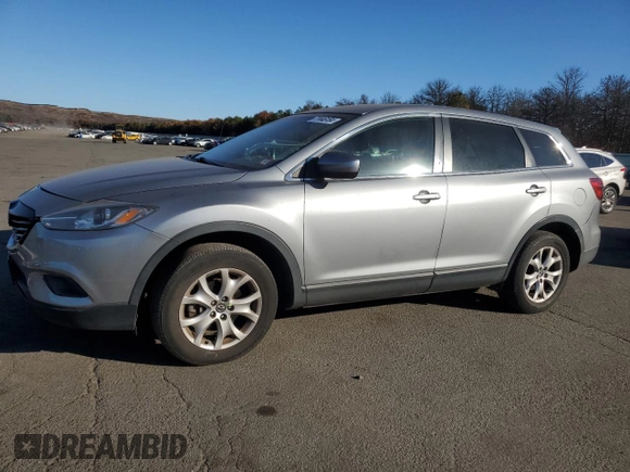 2014 Mazda CX-9 Sport with VIN JM3TB3BV7E0430656, listed as a Copart auction lot 77446184 with 119,021 mi miles and Salvage Title. Bid and sale history available at carsss.com. Image 1.