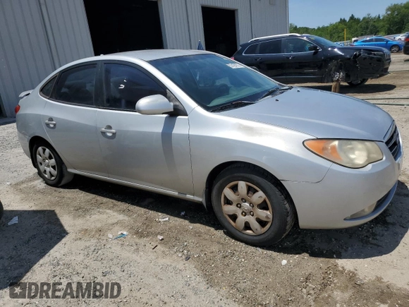 2009 Hyundai Elantra SE with VIN KMHDU46D89U742543, listed as a Copart auction lot 57424275 with 186,239 mi miles and Non repairable. Bid and sale history available at DreamBid. Image 4.