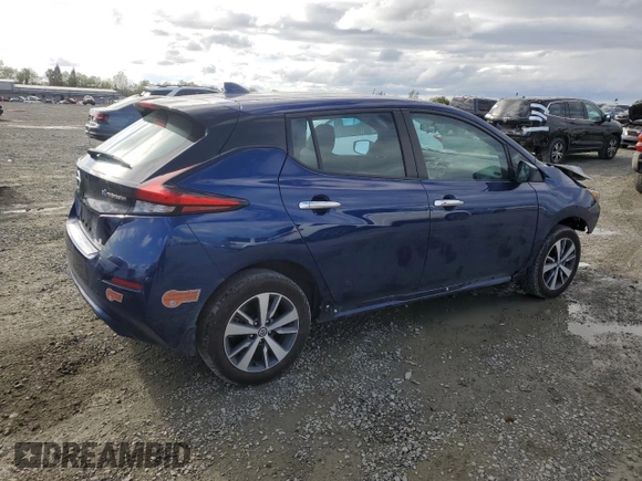 2020 Nissan LEAF z VIN 1N4BZ1BP5LC303959, wystawiony jako Copart lot #51183755 z przebiegiem 61 953 mil mil oraz Szkoda całkowita • Salvage title. Historia ofert i sprzedaży dostępna na DreamBid. Obrazek 3.