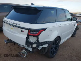 2022 Land Rover Range Rover Sport SVR with VIN SALWZ2RE1NA236189, listed as a IAAI auction lot 41950258 with 46,214 mi miles and . Bid and sale history available at DreamBid. Image 4.