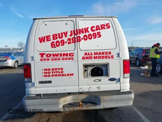 2000 Ford Econoline Cargo Commercial with VIN 1FTNE24L7YHB21192, listed as a IAAI auction lot 41470470 with 132,688 mi miles and . Bid and sale history available at carsss.com. Image 16.