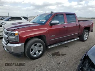 2017 Chevrolet Silverado 1500 LTZ with VIN 3GCUKSEC0HG412081, listed as a Copart auction lot 48125525 with 126,883 mi miles and Salvage Title. Bid and sale history available at DreamBid. Image 1.