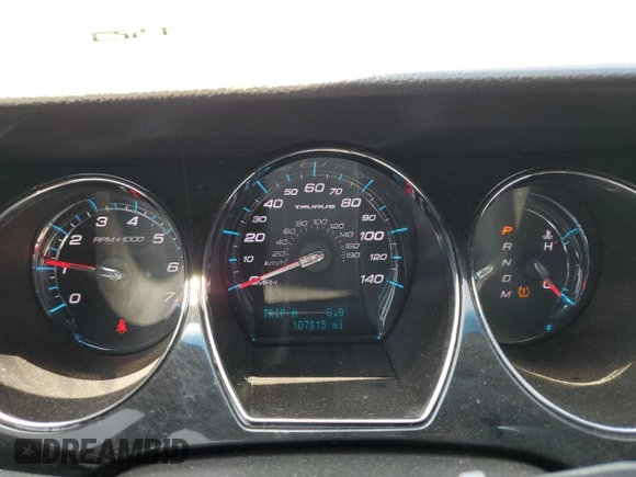 2011 Ford Taurus Limited с VIN 1FAHP2JW5BG125850, выставлен на аукционе Copart как лот 57816265 с пробегом 107 815 миль миль и Чистый • Clean title. История ставок и продаж доступна на DreamBid. Изображение 9.