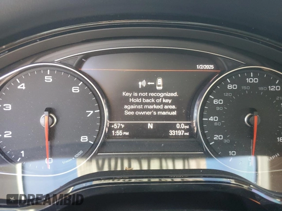 2013 Audi A8 4.0L with VIN WAUR2AFD5DN009509, listed as a Copart auction lot 41412805 with 33,917 mi miles and Salvage Title. Bid and sale history available at DreamBid. Image 9.