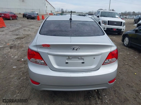 2012 Hyundai Accent GLS with VIN KMHCT4AE5CU242474, listed as a IAAI auction lot 41455547 with 163,199 mi miles. Bid and sale history available at carsss.com. Image 16.