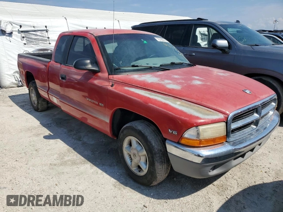 1997 Dodge Dakota with VIN 1B7GL23X0VS134478, listed as a Copart auction lot 75160314 with 119,282 mi miles and Non Repairable. Bid and sale history available at carsss.com. Image 4.