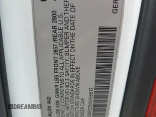 2022 Audi A6 Premium z VIN WAUD3BF22NN055912, wystawiony jako Copart lot #39701044 z przebiegiem 22 421 mil mil oraz . Historia ofert i sprzedaży dostępna na DreamBid. Obrazek 13.