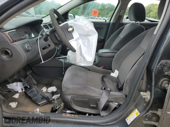 2012 Chevrolet Impala LS Fleet with VIN 2G1WF5E39C1320265, listed as a Copart auction lot 56971305 with Not provided miles and Salvage title. Bid and sale history available at DreamBid. Image 7.