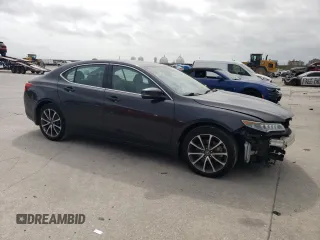 2016 Acura TLX Advance with VIN 19UUB3F70GA002970, listed as a Copart auction lot 54782385 with 83,788 mi miles and Salvage title. Bid and sale history available at DreamBid. Image 4.