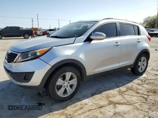 2013 Kia Sportage LX with VIN KNDPB3A25D7532576, listed as a Copart auction lot 52648775 with 92,335 mi miles and Salvage Title. Bid and sale history available at carsss.com. Image 1.