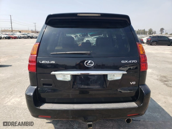 2004 Lexus GX 470 with VIN JTJBT20XX40068513, listed as a Copart auction lot 71554824 with 208,790 mi miles and Salvage Title. Bid and sale history available at carsss.com. Image 6.