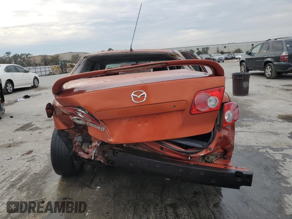 2005 Mazda 6 Sport S with VIN 1YVHP80D555M05050, listed as a Copart auction lot 88504175 with 177,825 mi miles and Salvage Title. Bid and sale history available at DreamBid. Image 6.