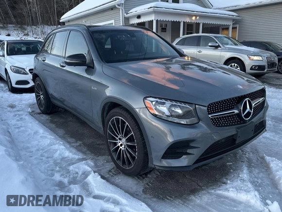 2017 Mercedes-Benz GLC with VIN WDC0G6EBXHF151200, listed as a Copart auction lot 45987335 with 63,927 mi miles and Clean Title. Bid and sale history available at carsss.com. Image 1.