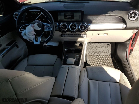 2021 Mercedes-Benz GLB with VIN W1N4M4HB9MW126680, listed as a Copart auction lot 81244474 with 23,965 mi miles and Non Repairable. Bid and sale history available at carsss.com. Image 8.