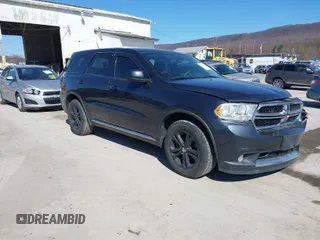 2013 Dodge Durango SXT with VIN 1C4RDJAG2DC530407, listed as a IAAI auction lot 41837441 with 133,375 mi miles and . Bid and sale history available at DreamBid. Image 1.