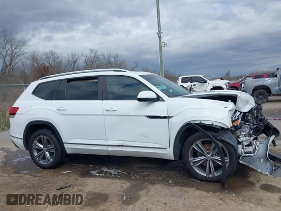 2019 Volkswagen Atlas SEL R-Line with VIN 1V2RR2CA6KC594588, listed as a IAAI auction lot 41686713 with 125,180 mi miles and . Bid and sale history available at DreamBid. Image 13.