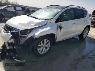 2012 Nissan Murano S with VIN JN8AZ1MWXCW233548, listed as a Copart auction lot 48252865 with 98,913 mi miles and Salvage Title. Bid and sale history available at carsss.com. Image 1.