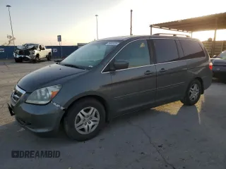 2007 Honda Odyssey EX-L with VIN 5FNRL38727B120069, listed as a Copart auction lot 89003625 with 234,863 mi miles and Salvage Title. Bid and sale history available at carsss.com. Image 1.