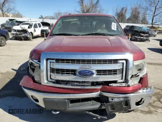 2014 Ford F-150 XL with VIN 1FTFW1ET2EKF14932, listed as a Copart auction lot 46474465 with 129,052 mi miles and Salvage Title. Bid and sale history available at carsss.com. Image 5.